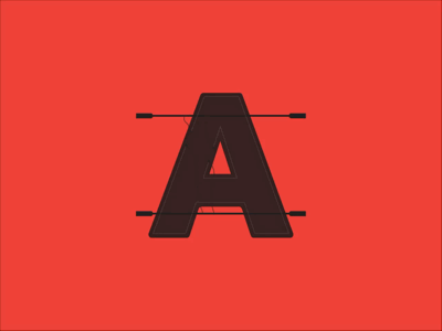 Letter A 36daysoftype design graphic graphic design type type animation