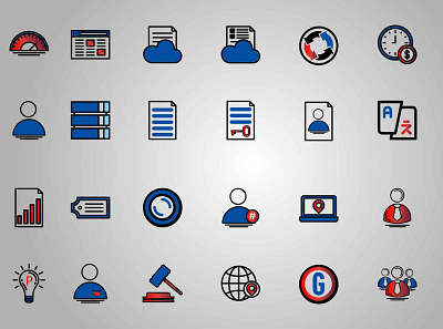 icongraphy app branding icon illustration logo minimal typography ux vector webdesign company profile website