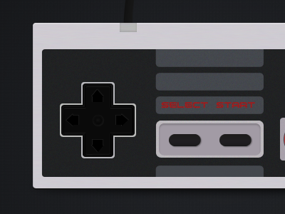 NES-Controller - Retro-Style