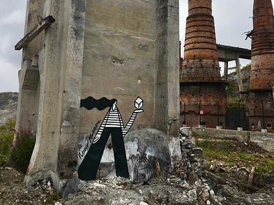 Marble abandoned graffiti illustration marble mural street art streetart