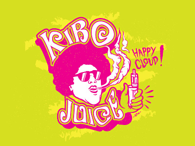 Kibo Juice adobe brandnew illustration illustrator indonesia jakarta ngebulwangi vape