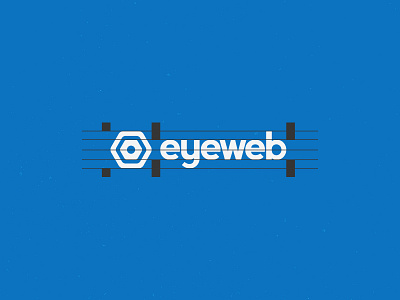 eyeweb brand changes agency blue brand company design logo