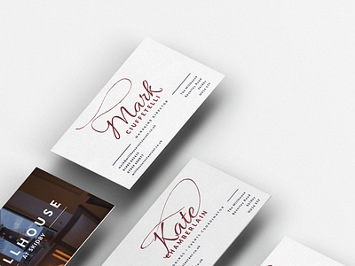 Business cards business business cards calligraphy card font mill restaurant