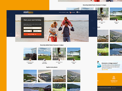 Holiday Search WIP clean holiday homepage interface search ui ux website