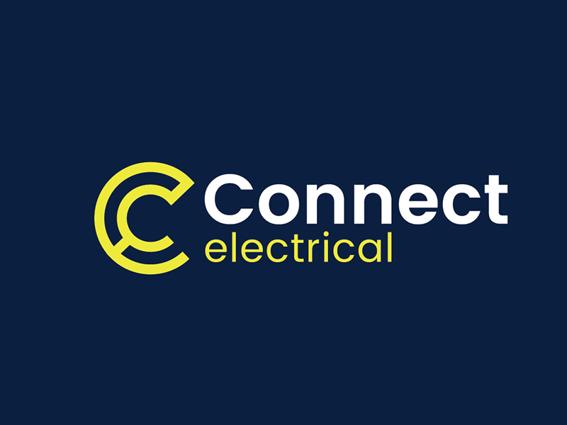 Connect Electrical Logo by Chris Hampshire on Dribbble