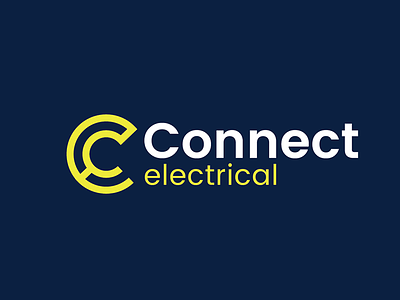 Connect Electrical Logo electric electrical icon logo