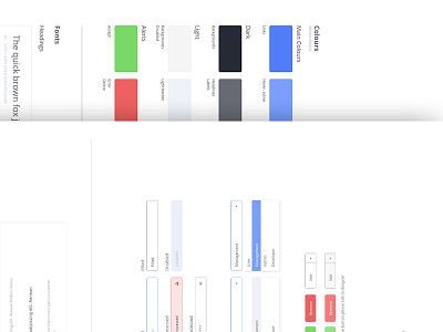 UI style guide colour experience forms guide inputs interface style ui ux