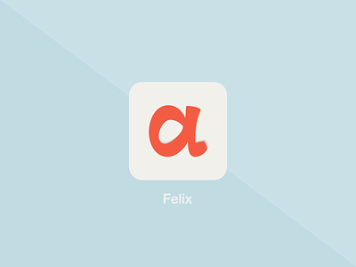 Felix Icon alpha app app.net felix icon ios orange
