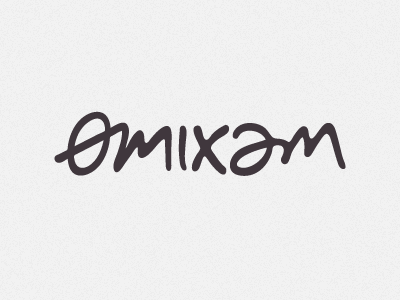 Omixam Lettering handwritten lettering logo