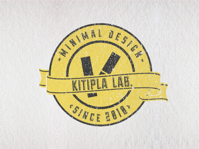 Kitipla Lab. kitipla logo typography yellow