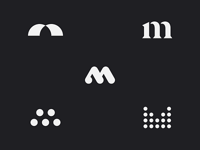 m brand circle logo logotipo logotype m symbol