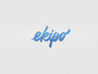 ekipo calligraphy lettering typography