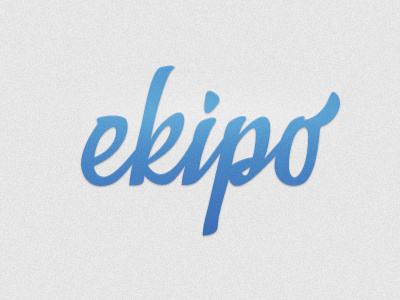 Ekipo calligraphy lettering typography