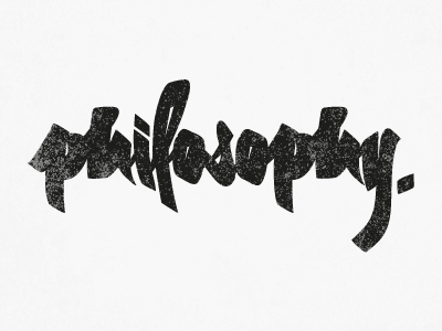 Philosophy brush caligrafía calligraphy filosofía lettering philosophy pincel tipografía typography