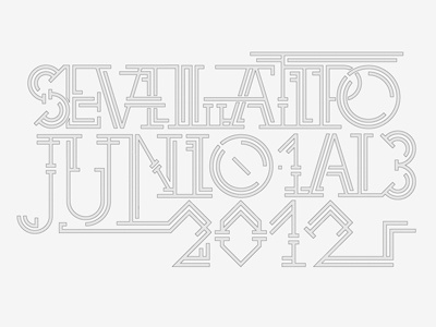 Sevillatipo lettering sevillatipo teléfono typo typography