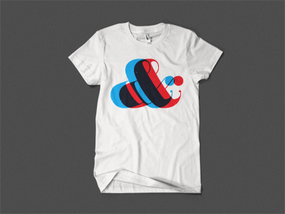 Ampersand T-Shirt by Máximo Gavete on Dribbble