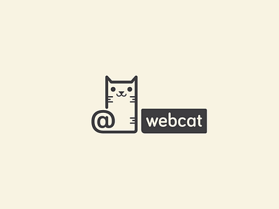 Webcat arroba at brand cat logo logotipo logotype web webcat