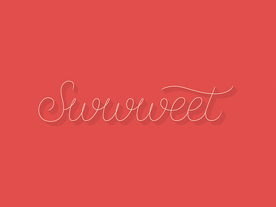 Swwweet Lettering logo lettering logo logotipo logotype swwweet