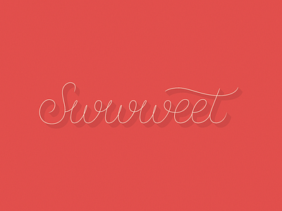 Swwweet Lettering logo