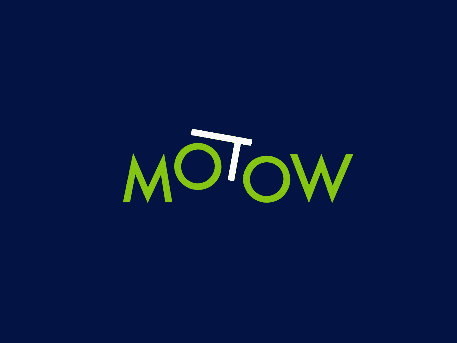 Motow Logo adobe animation brand brand design branding creative design green illustrator logo logo design logotype modern motion motion design motorcycle simple typography unique vector