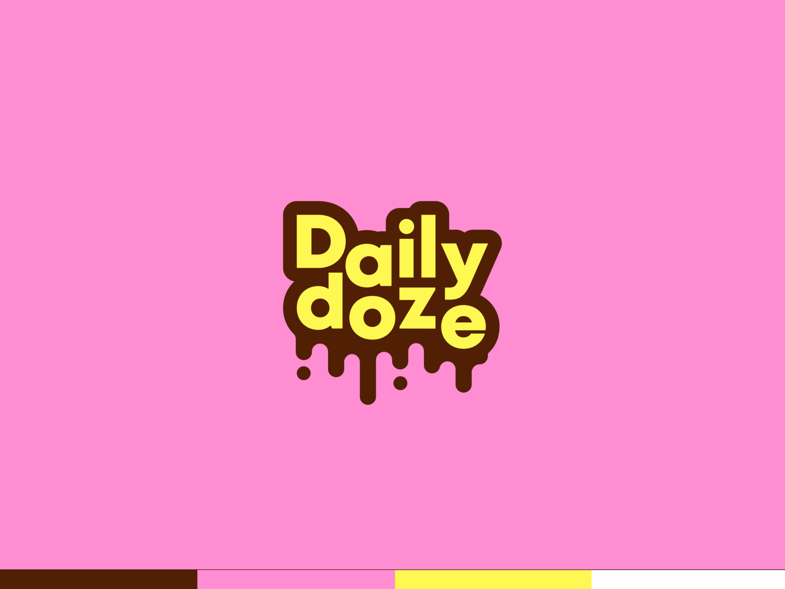 Dailydoze - Chocolate Restaurant Branding by Melissae on Dribbble