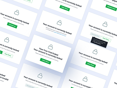 Modal design for locked users buttons case study component design design system dialog figma locked accounts modal popup portfolio product design shadow ui user dialog user interface ux variant