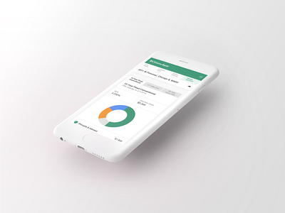 Loan - Mobile chart donut chart mobile app mobile ui