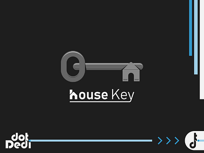 House Key combination design dual meaning graphic design house housekey key logo logo design oldkey