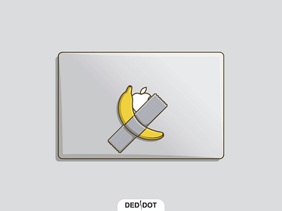 Banana Duct-taped on Mac