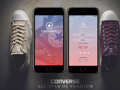 UI concept for Converce store app application converse estore mobile mobile application sneakers ui ui design user interface user interface design ux