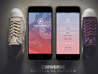 UI concept for Converce store app