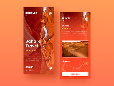 Travel app app design icon ui ux