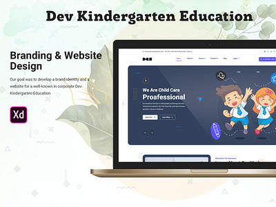 Dev Kindergarten Education Template Free Download