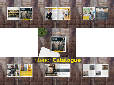 Interior Catalog awesome branding business catalog cotalogue exclusive corporate interior modern simple