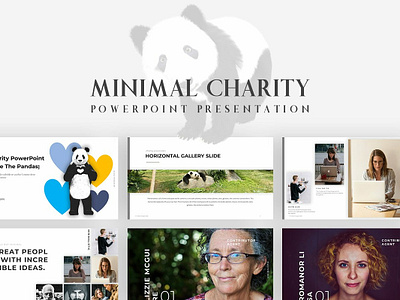 PowerPoint Animal Charity Template analysis business charts company creative gallery infographic marketing media minimal modern powerpoint ppt pptx presentation process slides template templates timeline