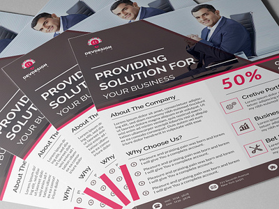 Corporate Business Solution Flyer