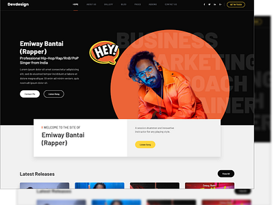 Upcoming New Freebie Emiway Bantai Web UI