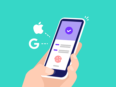 Apple Pay or Google Pay? 📲 2d adobe android app apple character design finance fintech google hanateh illustration ios money payment paysend simple transfer ui vector
