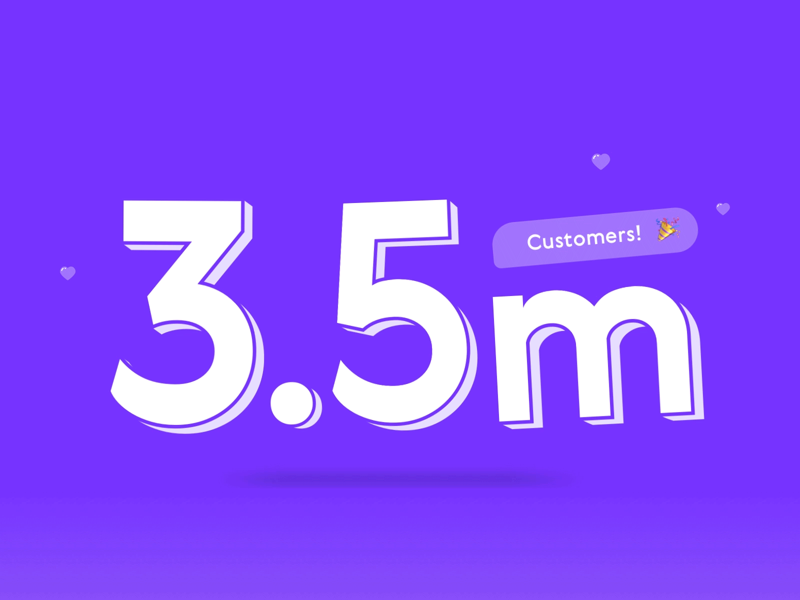 What's better than 3 million? 🎉 2d adobe after effects animation branding customers design fintech hanateh milestone money transfer paysend typography ui design vector