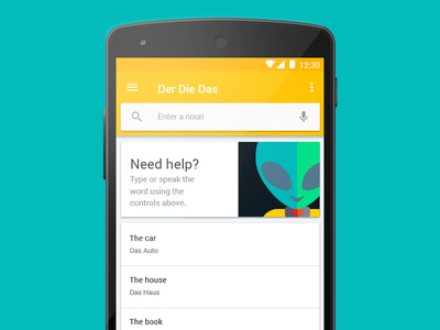 Coming soon! New app to help out the learners of German language