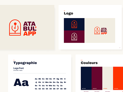Atabul'App Branding branding colors design food french graphicdesign logo wine