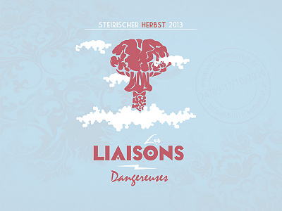 Les Liaisons Dangereuses event illustration poster steirischer herbst