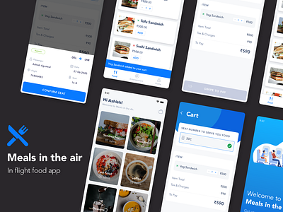 Meals in the air (in flight food ordering app)