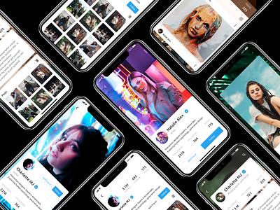 Profile UI ideas app design design app ios app design profile profile ui socialmedia ui uiux ux