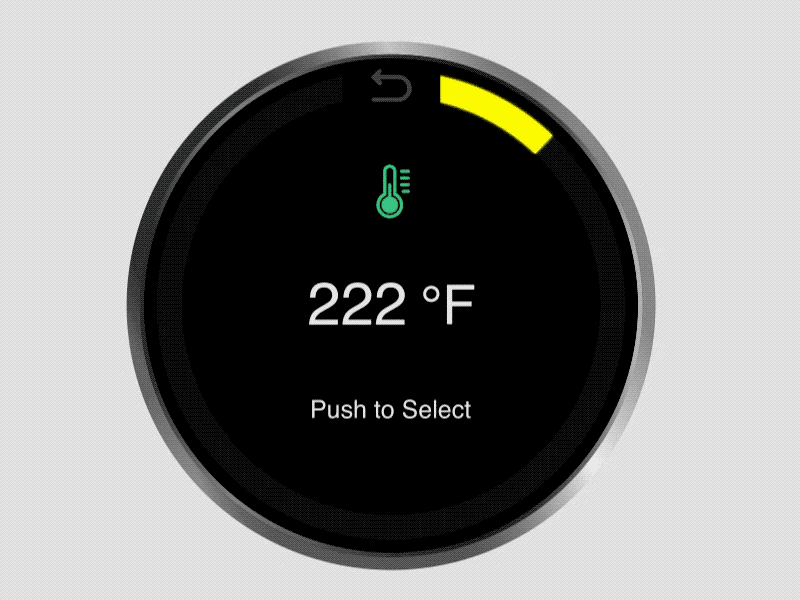 O-Dial_Oven User Interface design dial interaction design interactions kitchen oven temperature ui user interface design userexperience userinterface ux