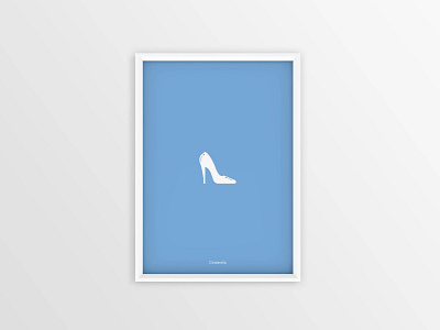 Minimal Movie Poster_Cinderella branding design graphic graphic design illustration logo minimal movie movie poster poster design