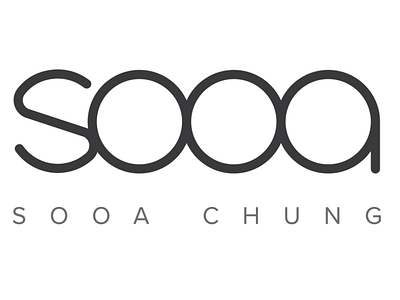 Sooa Logo_grey 01 design graphic graphic design icon logo minimal typography ui ux vector