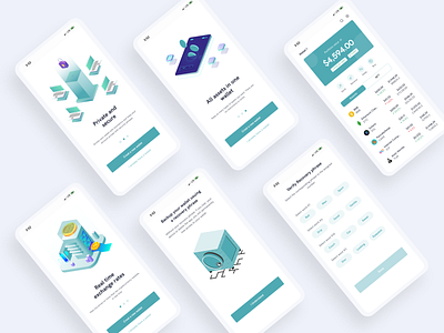 Onboarding Experience for Crypto Wallet app bitcoin blockchain btc crypto cryptocurrency design digital wallet figma mobile nft onboarding ui ux wallet web3