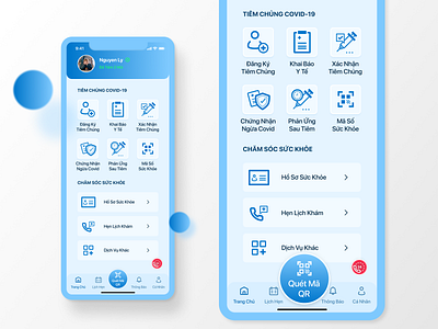 Redesign Vietnames Vaccine Tracking App ( Sổ Sức Khỏe Điện