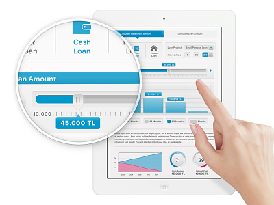 Mobile Bank App app banking finance infographic ipad mobile slider